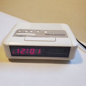 Vintage SONY ICF-C26 Dream Machine Alarm Clock AM / FM Radio